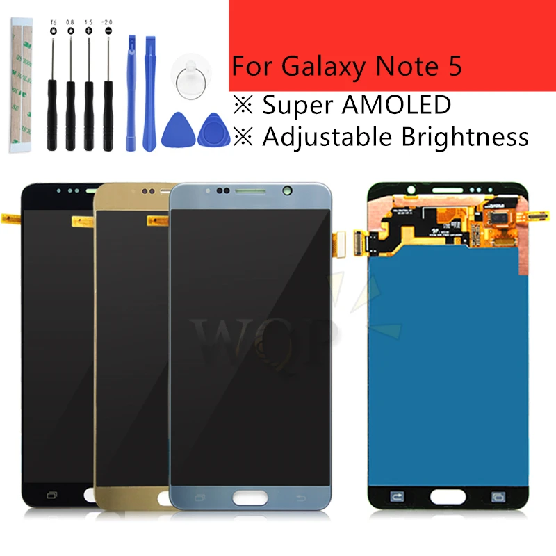 For SAMSUNG Galaxy Note 5 LCD Display Touch Screen Panel Digitizer Note5 N920A N9200 SM-N920 N920C Replacement Repair Parts
For SAMSUNG Galaxy Note 5 LCD Display Touch Screen Panel Digitizer Note5 N920A N9200 SM-N920 N920C Replacement Repair Parts