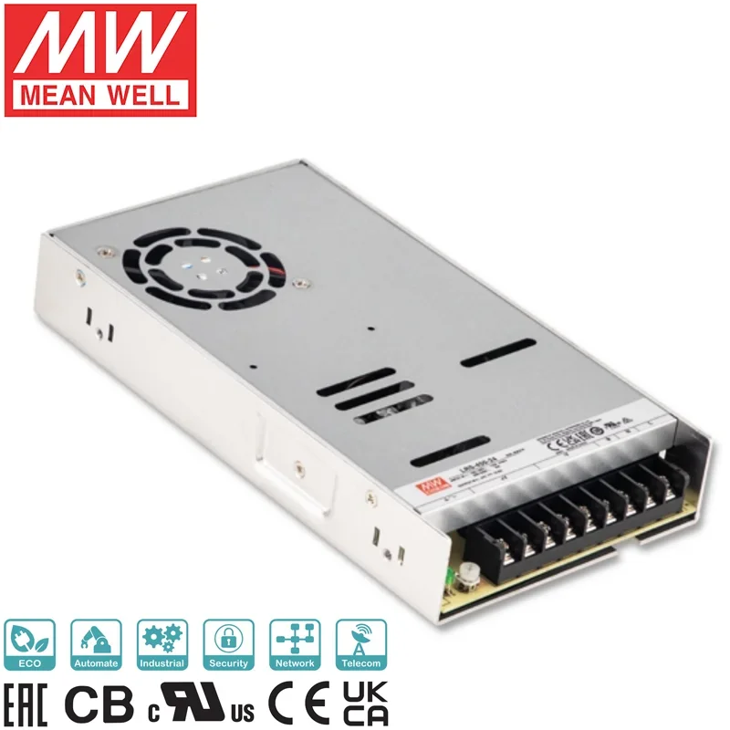 

Mean Well LRS-450-24 450W 12V 48V 36V 24V MEAN WELL SMPS Switching Power Supply Adjustable For LED Strip