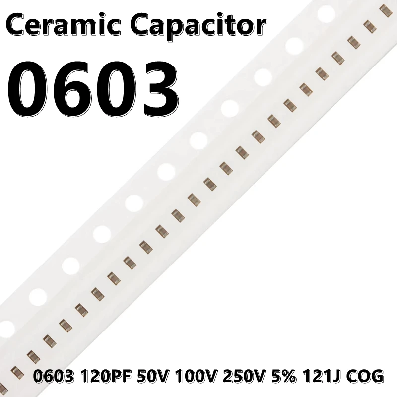(100 шт.) 0603 120PF 50 в 100 в 250 в 5% 121J COG 1608 SMD керамические конденсаторы
(100 шт.) 0603 120PF 50 в 100 в 250 в 5% 121J COG 1608 SMD керамические конденсаторы