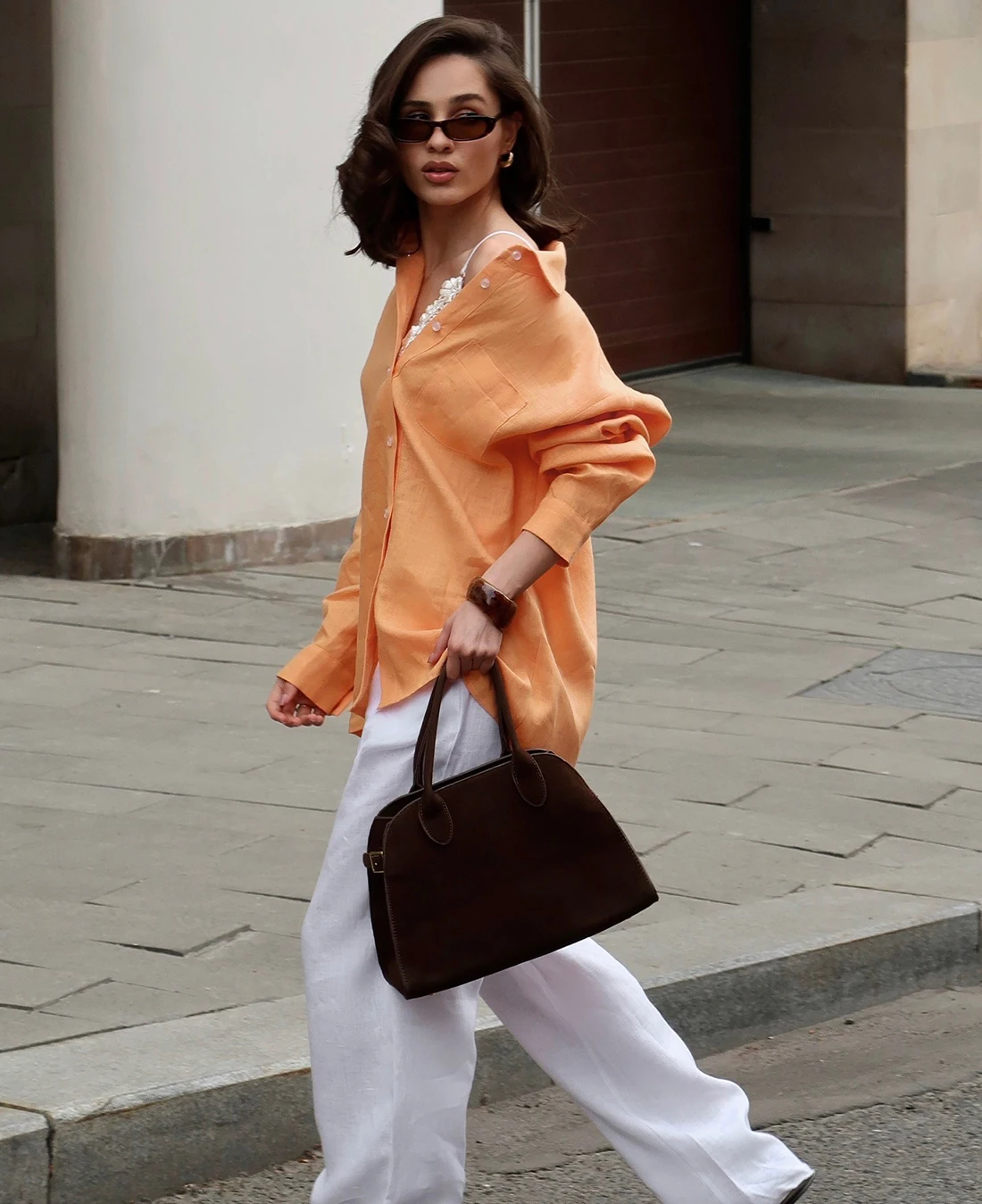 Spring White Women's Linen Shirt Long Sleeve Beautiful Blouses Elegant Basic Top Collar Yellow Blue Cotton Shirt for Women 30 Sf34424aa164e4c5b9e31547104c57680f