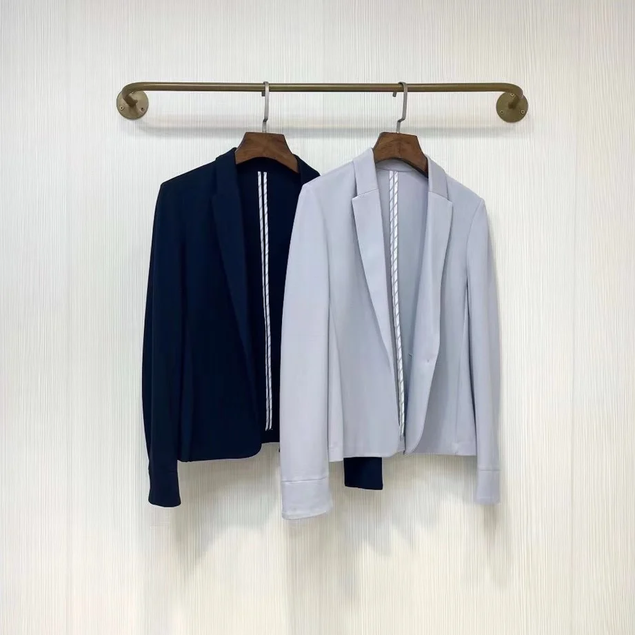 2023 Autumn/Winter Fashion New Women's Clothing Stretch Knitted Single Button Small Suit 0905
2023 Autumn/Winter Fashion New Women's Clothing Stretch Knitted Single Button Small Suit 0905