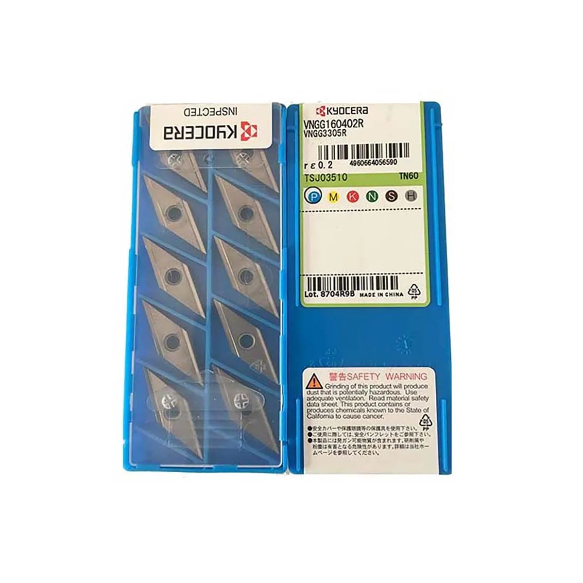 Kyocer a 100% Original WNGA WNGA0804 WNGA080404 WNGA080404T01525 WNGA080408S01525 WNGA080408 A66N Carbide Turning Inserts
Kyocer a 100% Original WNGA WNGA0804 WNGA080404 WNGA080404T01525 WNGA080408S01525 WNGA080408 A66N Carbide Turning Inserts