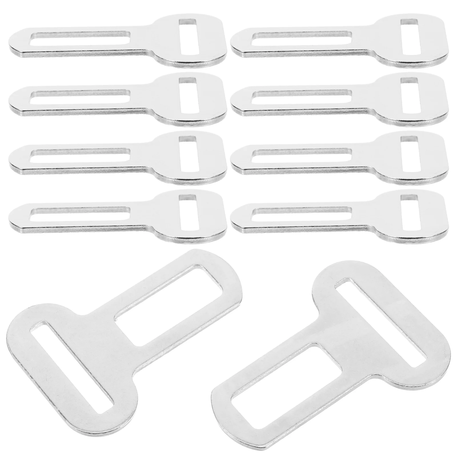 

10 Pcs Tow Straps Seatbelt Fastener Buckles Hauling Rope Fasteners Cushioning Iron Sheets Webbing Dog Chain