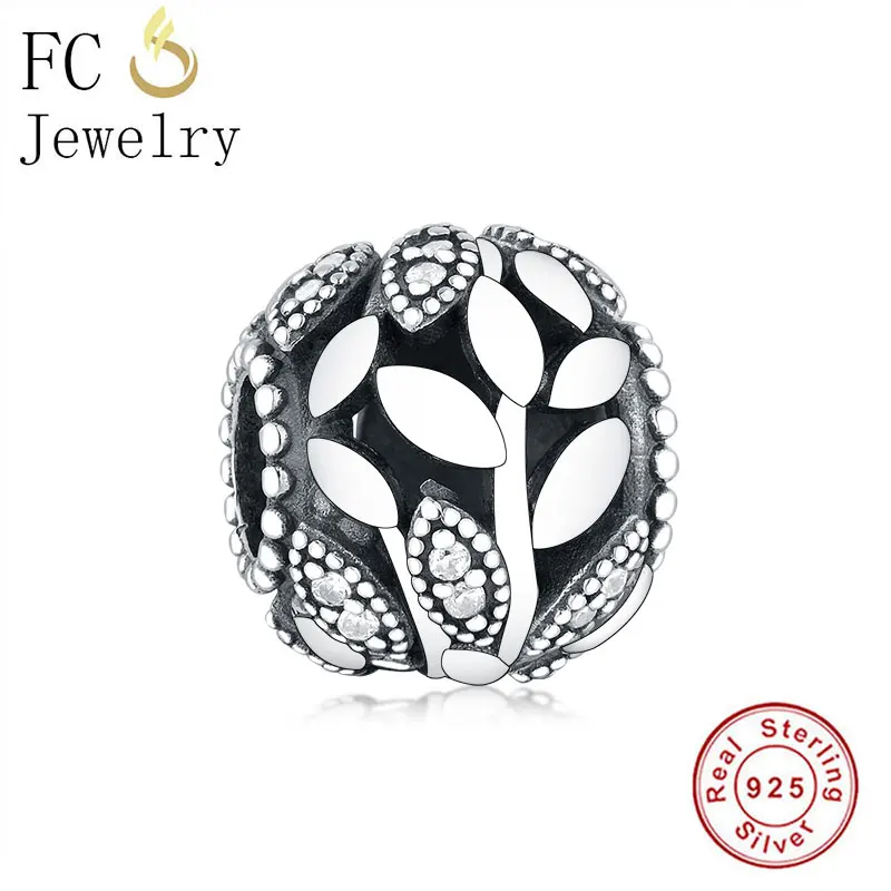 FC Jewelry Fit Original Pan Charms Bracelet 925 Silver Openwork Life Tree Ball Leaf Zirconia Bead Women Summer Berloque 2020
FC Jewelry Fit Original Pan Charms Bracelet 925 Silver Openwork Life Tree Ball Leaf Zirconia Bead Women Summer Berloque 2020