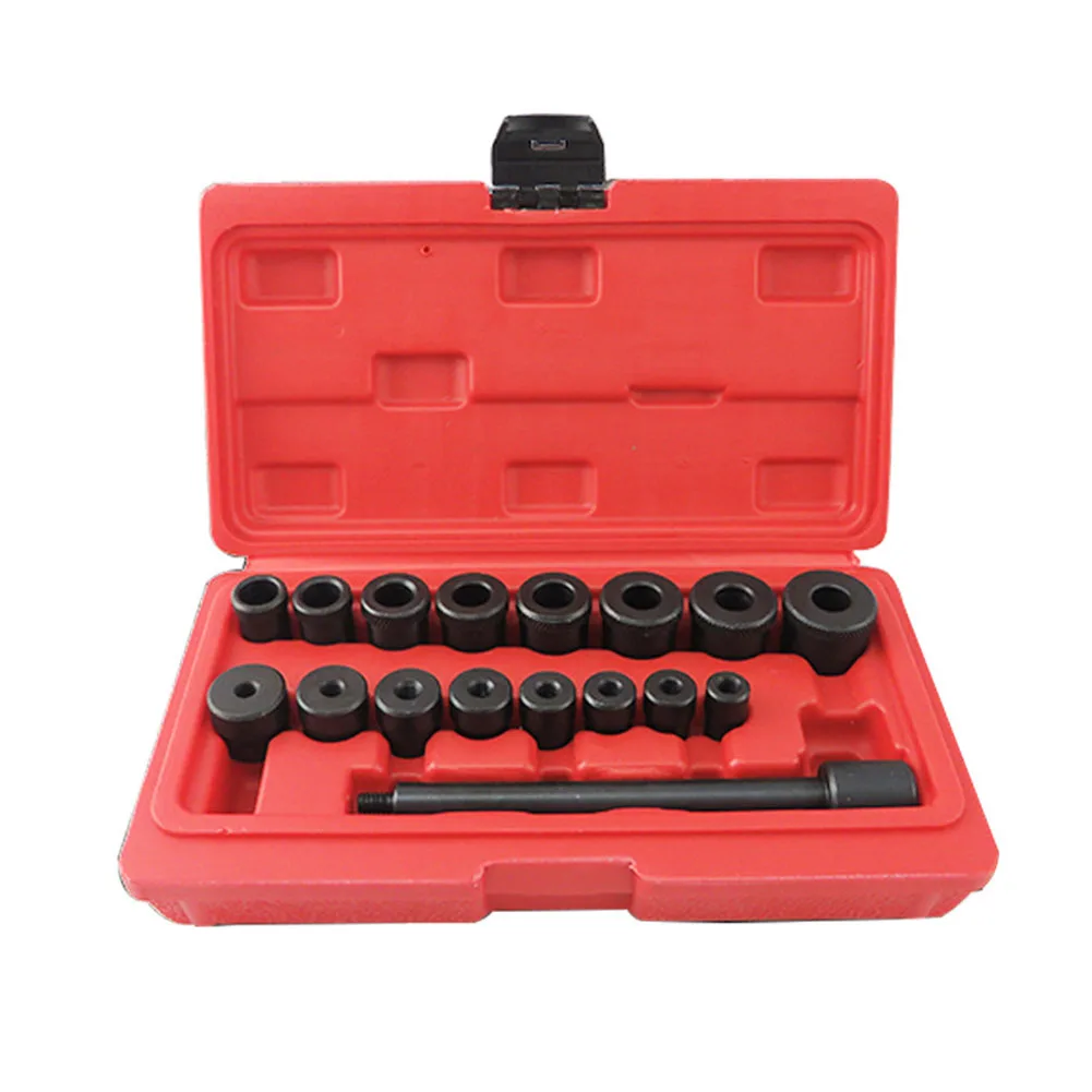 17pcs Universal Clutch Alignment Tool Kit Socket Wrench Sleeve Spanner Set For Cars Vans Aligning Bearing Disassembly Hand Tools
17pcs Universal Clutch Alignment Tool Kit Socket Wrench Sleeve Spanner Set For Cars Vans Aligning Bearing Disassembly Hand Tools