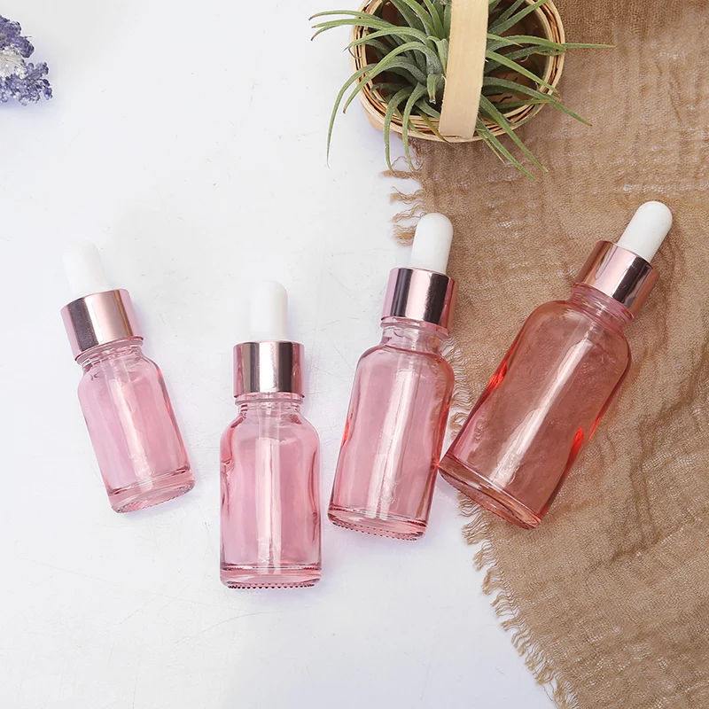 5-100ml Dropper Bottle Tubes Pink Glass Aromatherapy Refillable Bottle For Essential Massage Oil Pipette Container
5-100ml Dropper Bottle Tubes Pink Glass Aromatherapy Refillable Bottle For Essential Massage Oil Pipette Container