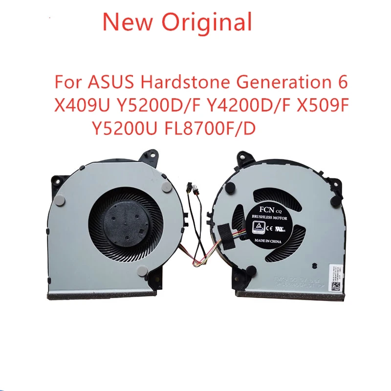 Новый оригинальный ноутбук охлаждающий вентилятор для ASUS Hardstone Gen 6 X409U Y5200D Y5200F Y4200D/F X509F Y5200U FL8700F/D FM5W DFS561405PL0T
Новый оригинальный ноутбук охлаждающий вентилятор для ASUS Hardstone Gen 6 X409U Y5200D Y5200F Y4200D/F X509F Y5200U FL8700F/D FM5W DFS561405PL0T