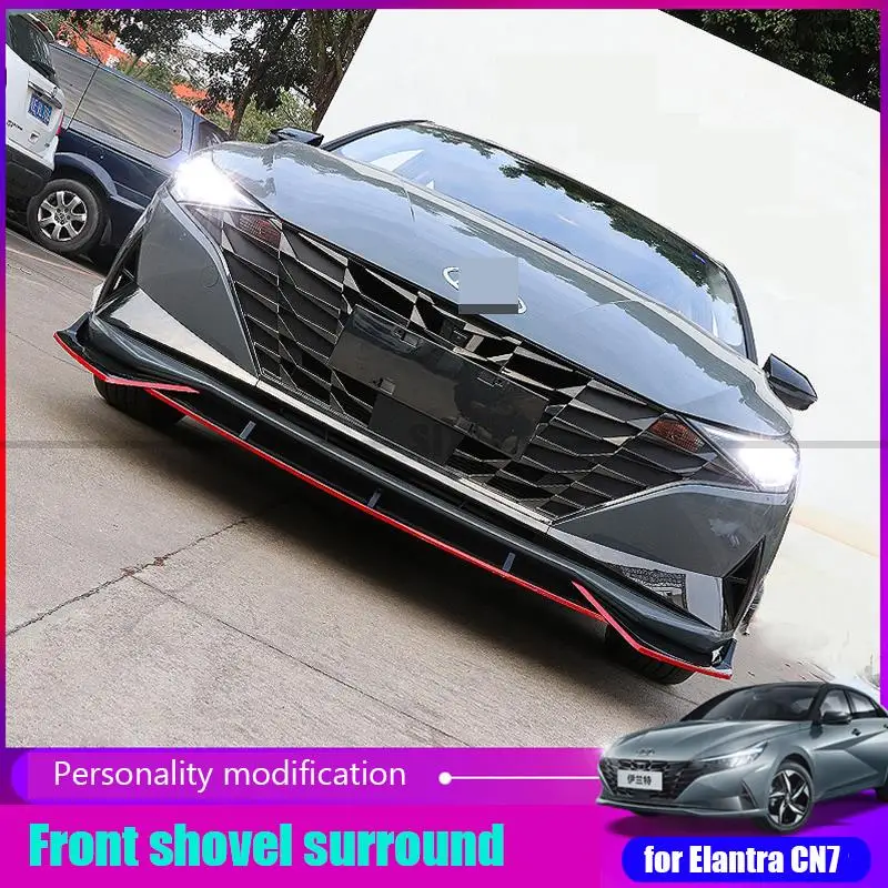 for Hyundai Elantra CN7 20 21 spoiler ABS front shovel front lip front bumper bumper protector Avante
for Hyundai Elantra CN7 20 21 spoiler ABS front shovel front lip front bumper bumper protector Avante