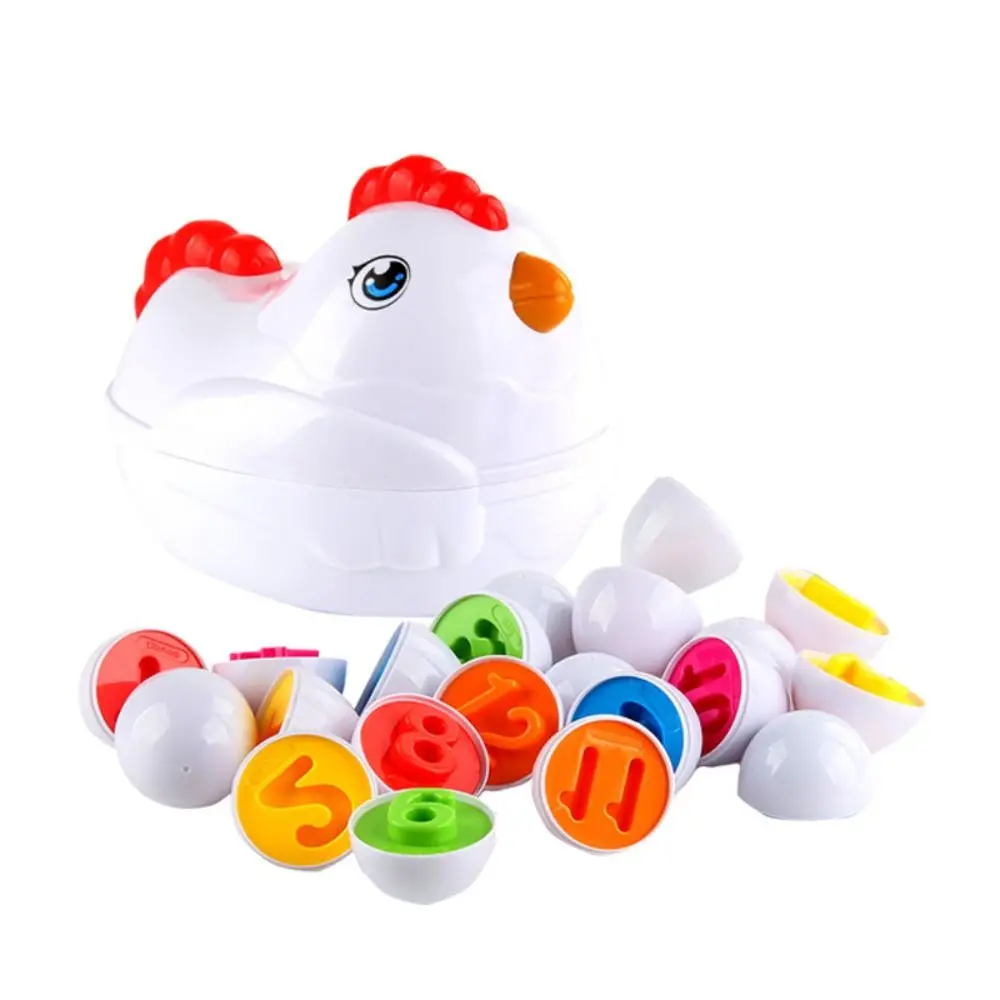 

Разноцветные подходящие яйца игрушки креативные пасхальные яйца пластиковые 3D головоломки игрушки подходящая форма игрушка эмоциональное развитие