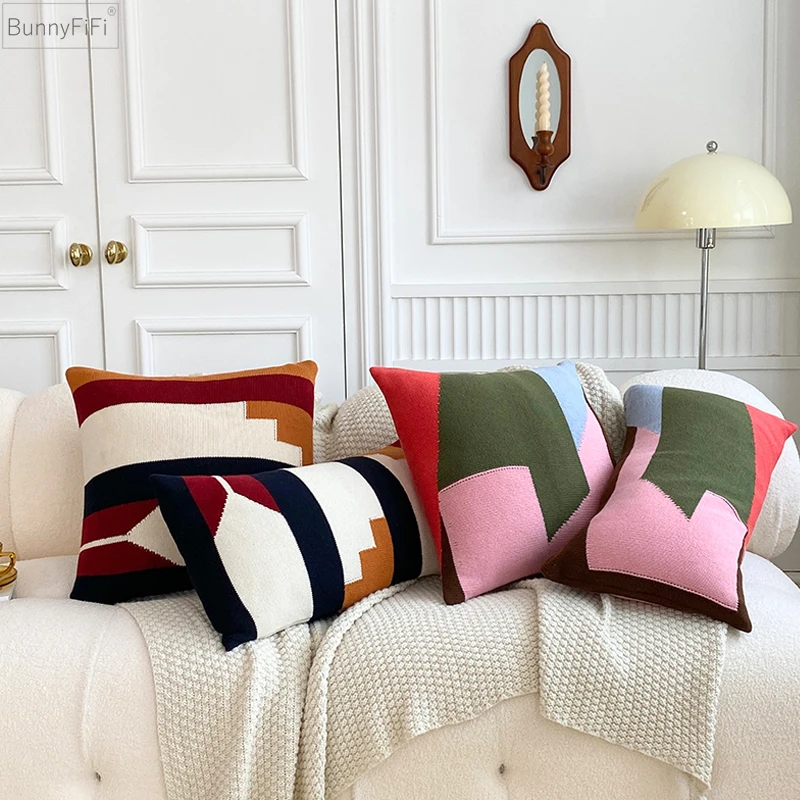 35x65cm Abstract Block 45x45cm Cushion Cover Knitted Pillow Cover Soft Home Decoration Living room Bedroom Sofa Bed Couch Chair
35x65cm Abstract Block 45x45cm Cushion Cover Knitted Pillow Cover Soft Home Decoration Living room Bedroom Sofa Bed Couch Chair