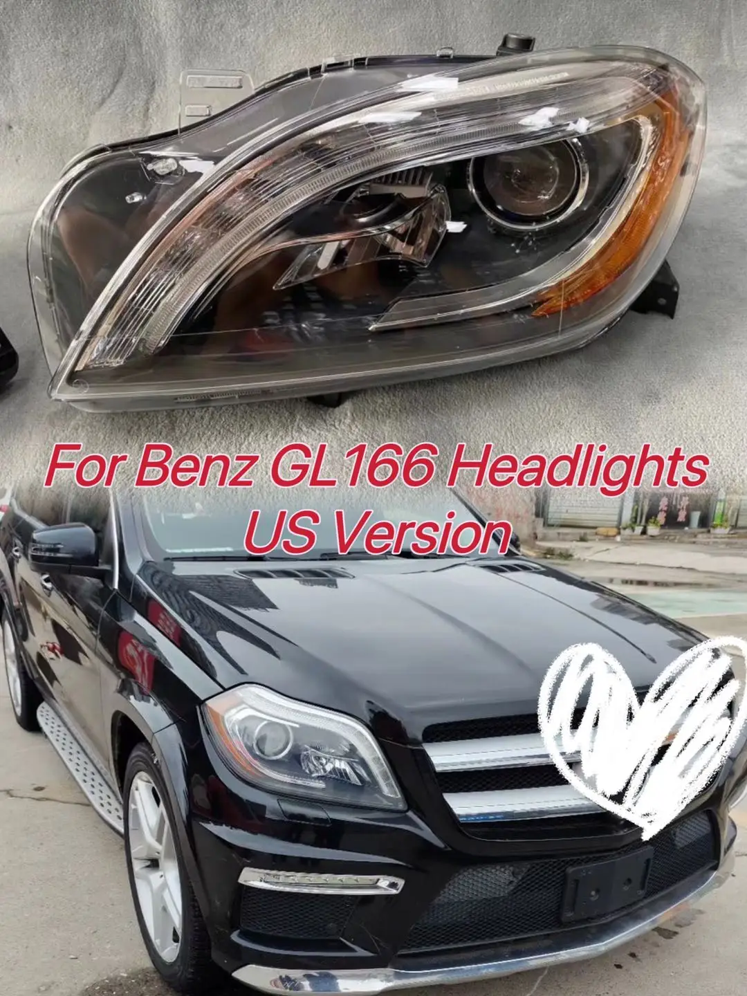 2013-2015 Mercedes-Benz GL166 Xenon Headlights GL450 GL500 Headlight Assembly US Version
2013-2015 Mercedes-Benz GL166 Xenon Headlights GL450 GL500 Headlight Assembly US Version