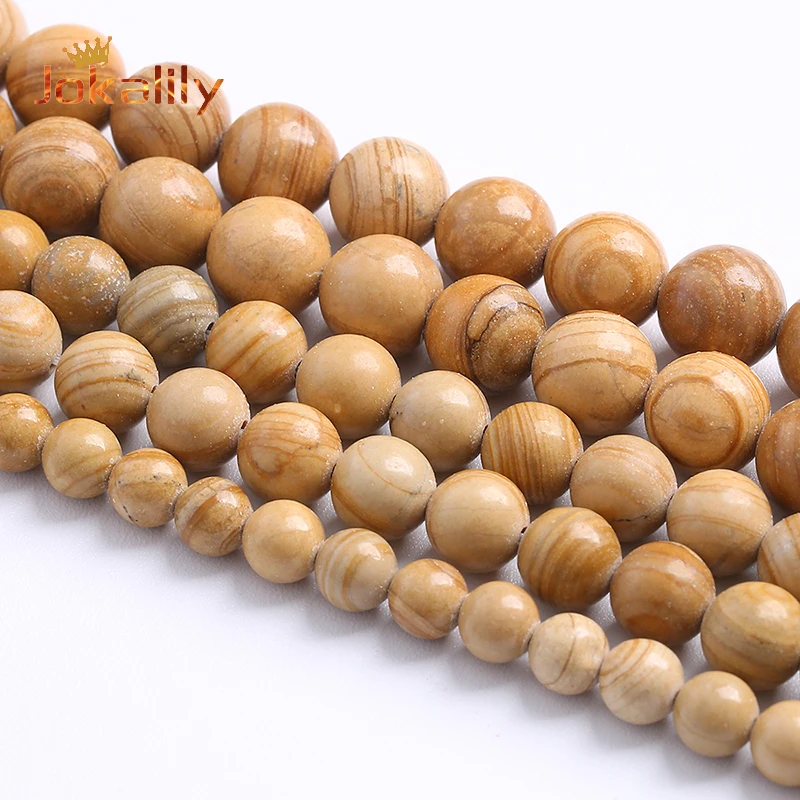 Natural Jaspers Beads Yellow Striped Stone Round Loose Beads For Jewelry Making DIY Bracelet Accessories 4 6 8 10 12mm 15'' Inch
Natural Jaspers Beads Yellow Striped Stone Round Loose Beads For Jewelry Making DIY Bracelet Accessories 4 6 8 10 12mm 15'' Inch