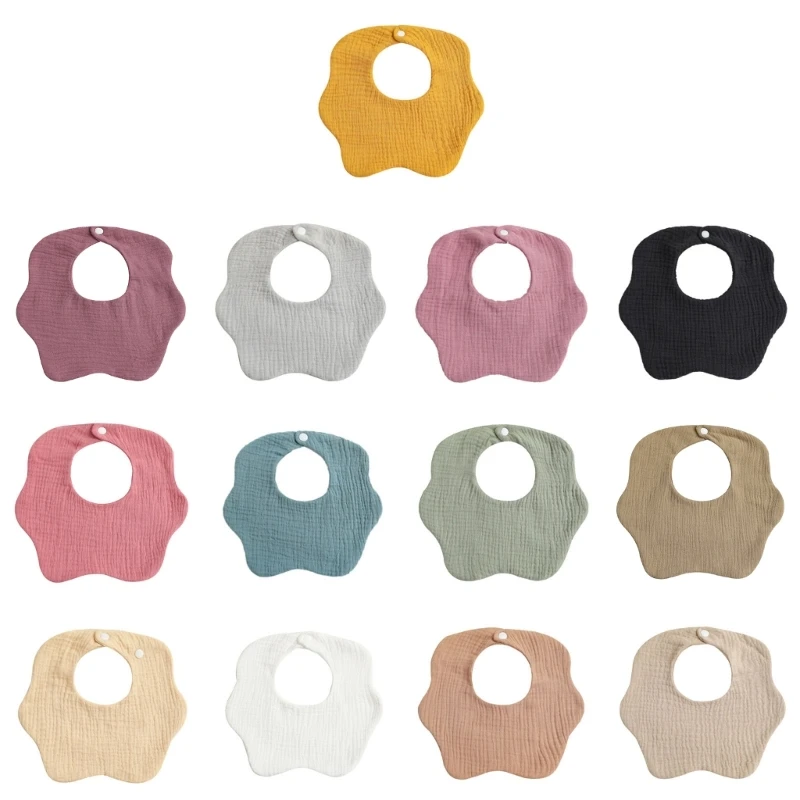 Baby Bibs Round Burp Cloth Solid Color Drooling Bib 6-Layer Feeding Bibs High Absorbent Saliva Towel Newborn Shower Gift
Baby Bibs Round Burp Cloth Solid Color Drooling Bib 6-Layer Feeding Bibs High Absorbent Saliva Towel Newborn Shower Gift