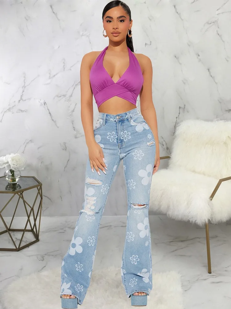 Trends Streetwear Blue Jeans Floral printing Fashion Denim Y2k Vintage Clothes Women's Pants Straight Leg Jeans Woman High Waist
Trends Streetwear Blue Jeans Floral printing Fashion Denim Y2k Vintage Clothes Women's Pants Straight Leg Jeans Woman High Waist