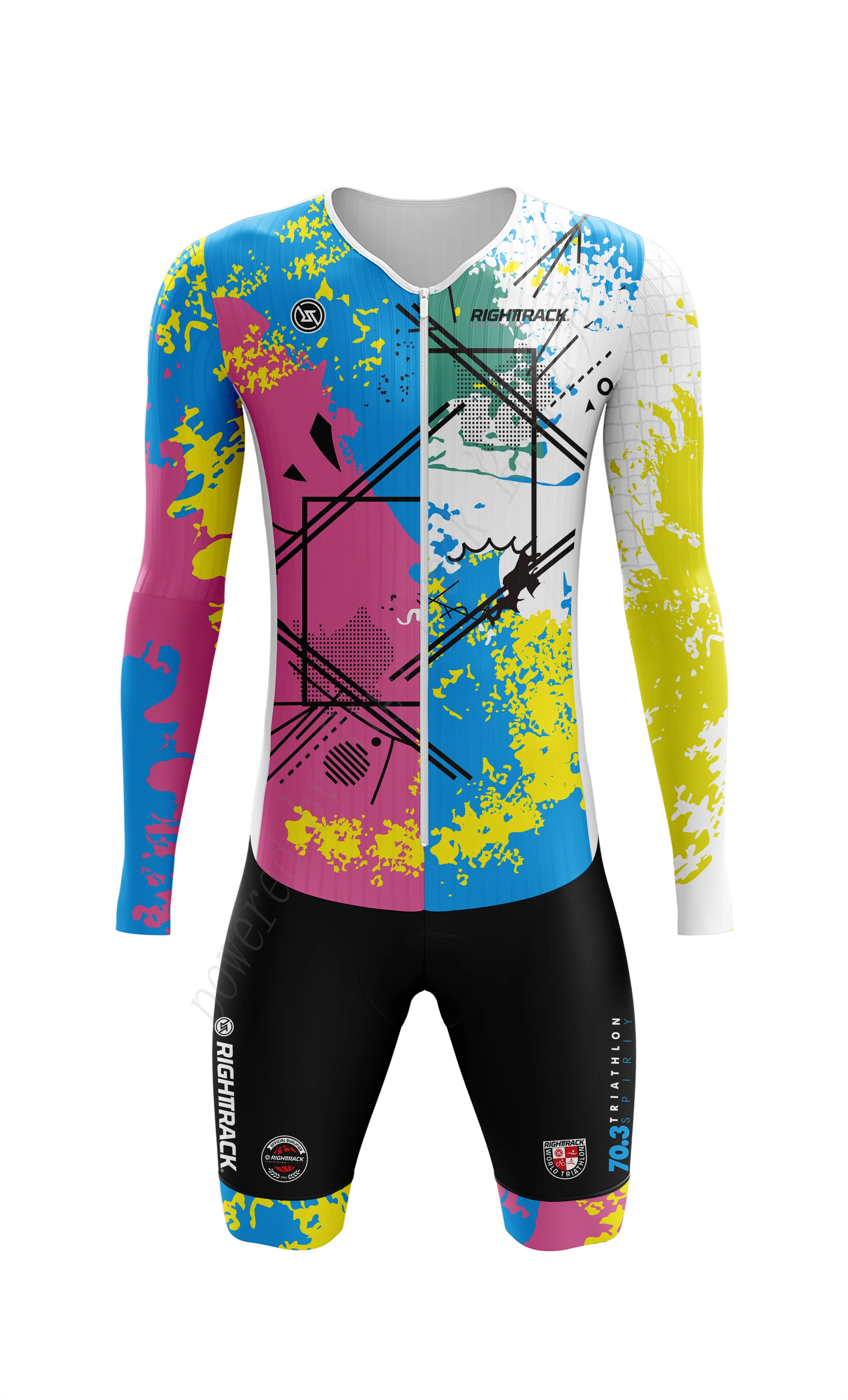 New 70.3 Trisuit World Triathlon Long Sleeve Skinsuit Clothing Jumpsuit Swimming Cycling Running Wetsuit Competition Apparel
New 70.3 Trisuit World Triathlon Long Sleeve Skinsuit Clothing Jumpsuit Swimming Cycling Running Wetsuit Competition Apparel