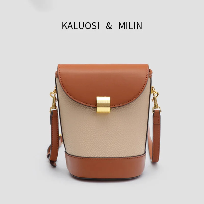 Роскошная дизайнерская маленькая сумка-ведро, простая новая вместительная модная женская Повседневная сумка через плечо 
Роскошная дизайнерская маленькая сумка-ведро, простая новая вместительная модная женская Повседневная сумка через плечо