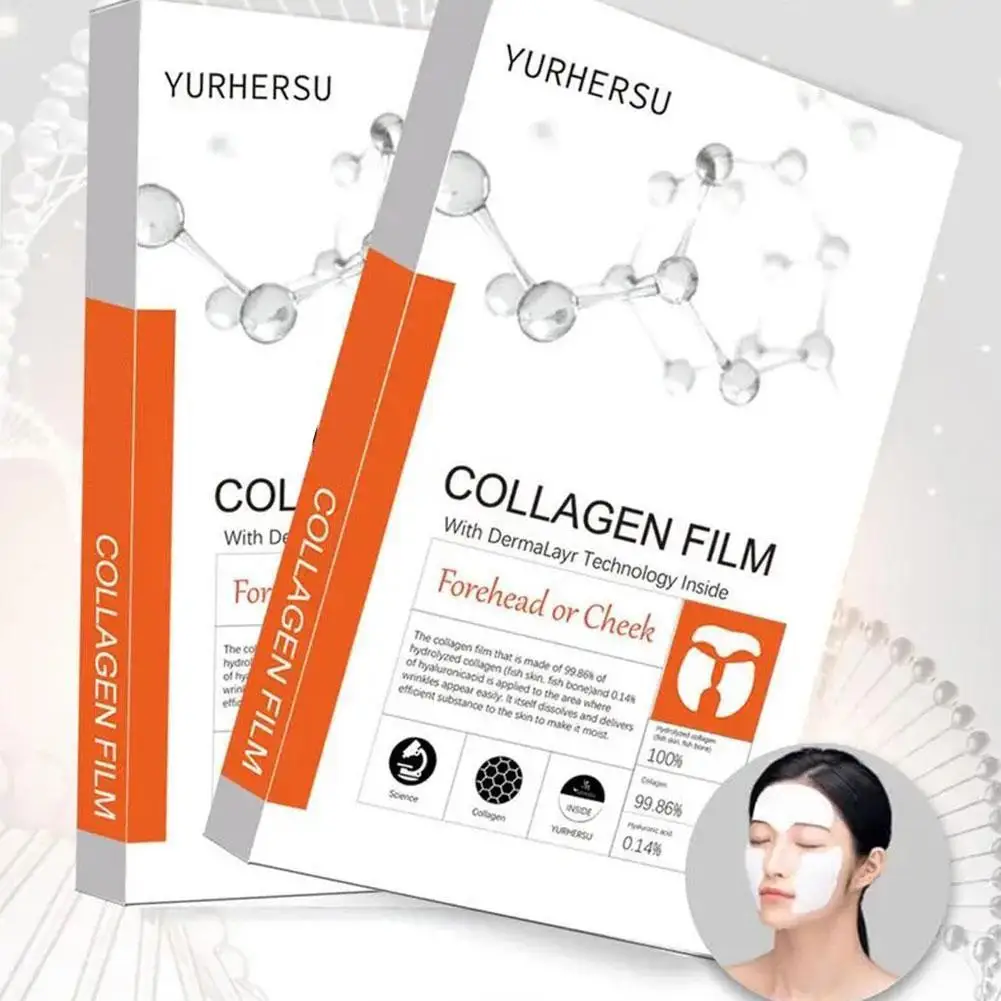 

Nano Collagen Soluble Film Paper Soluble Facial Mask Moisturizer Circle Anti Aging Care Dark Lifting Remove Skin Wrinkle Film
