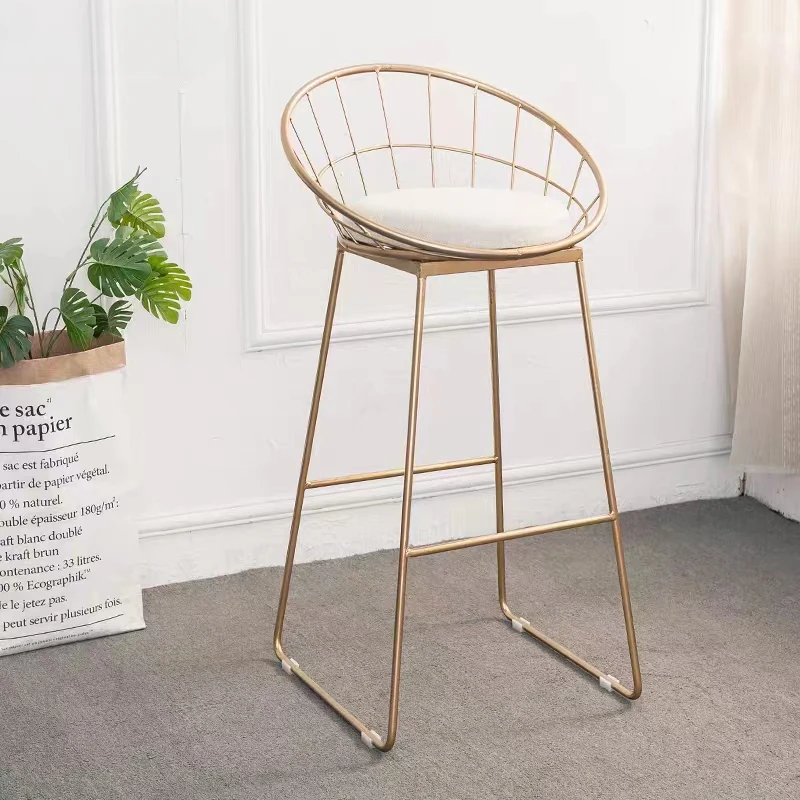 Nordic Wrought Iron Gold Bar Chair Household Modern Simple High Round Bar Stool High Chair Leisure Bar Chairs
Nordic Wrought Iron Gold Bar Chair Household Modern Simple High Round Bar Stool High Chair Leisure Bar Chairs