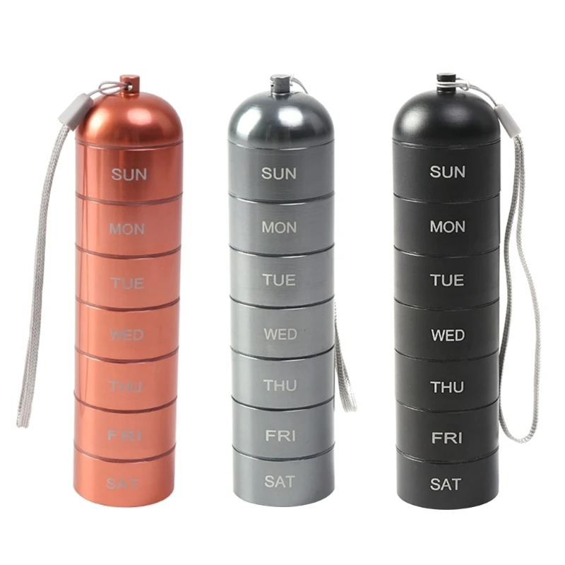 7 Day Pills Case Pills Box, 7 Compartments Weekly Pills Holder OrganizersPills Bottle Tube Container
7 Day Pills Case Pills Box, 7 Compartments Weekly Pills Holder OrganizersPills Bottle Tube Container
