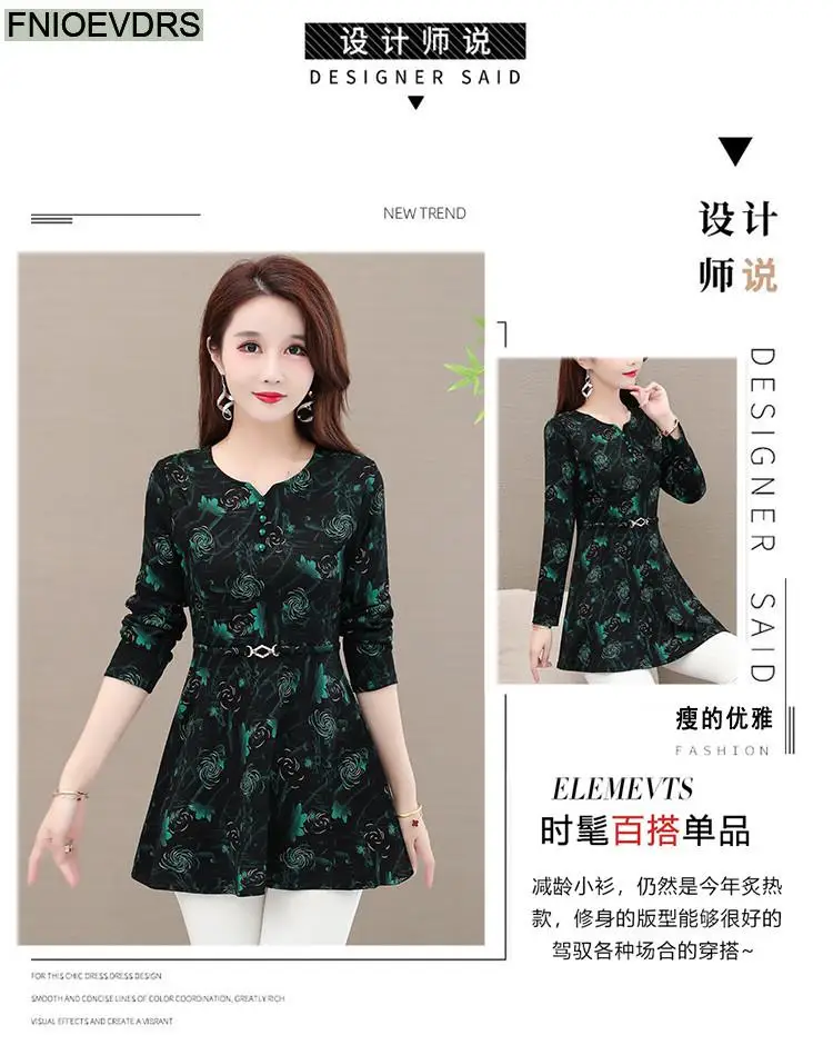 Hot Sales Women 2024 Autumn Winter Elegant Office Lady Basics Shirts Casual Retro Vintage Floral Green Tunic Peplum Tops Blouses Hot Sales Women 2024 Autumn Winter Elegant Office Lady Basics Shirts Casual Retro Vintage Floral Green Tunic Peplum Tops Blouses