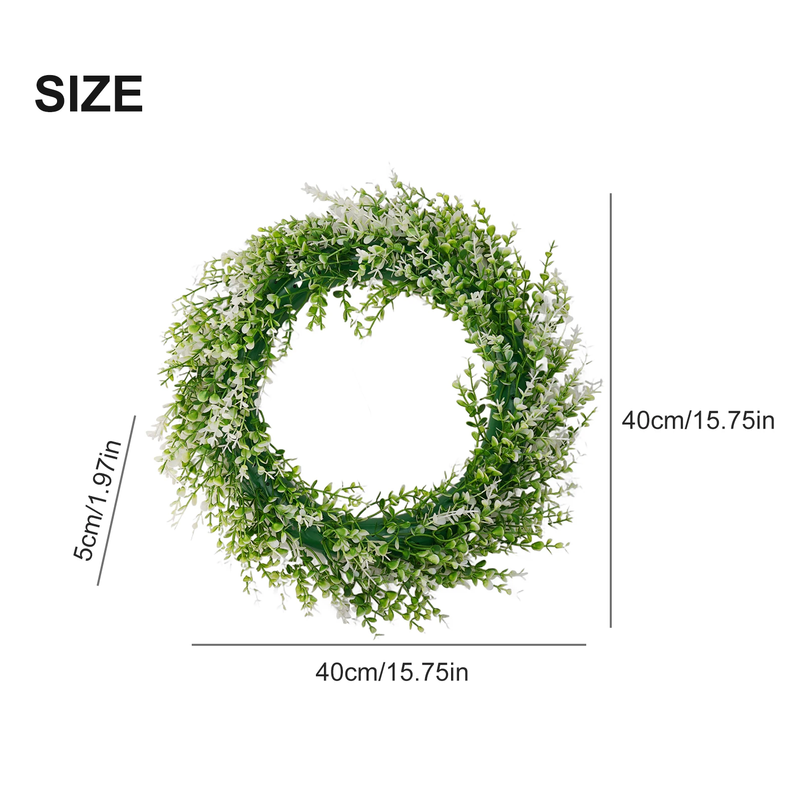 High Quality Eucalyptus Wreath Simulation Wreath Front Door Decoration Bedroom Decorating Living Room Love Notes
High Quality Eucalyptus Wreath Simulation Wreath Front Door Decoration Bedroom Decorating Living Room Love Notes