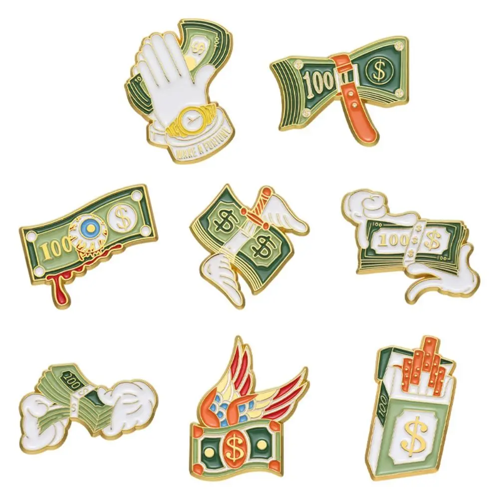 Funny Dollar Banknote Enamel Pin Get Rich Dollar Angel Wings Money Decorative Badge Brooch Lapel Backpack Jewelry Accessories 
Funny Dollar Banknote Enamel Pin Get Rich Dollar Angel Wings Money Decorative Badge Brooch Lapel Backpack Jewelry Accessories