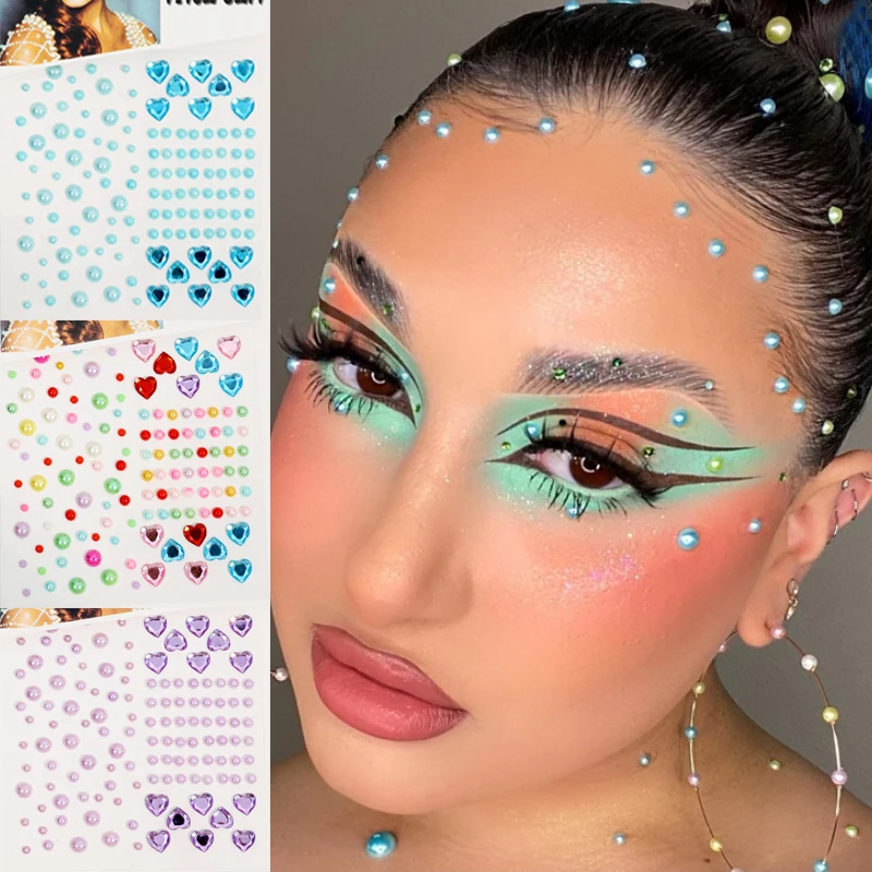 Face Jewels Party Festival Makeup Decoration Face Body Colored 3D Diamond Pearls Self Adhesive Tattoo Eyeshadow Acrylic Sticker
Face Jewels Party Festival Makeup Decoration Face Body Colored 3D Diamond Pearls Self Adhesive Tattoo Eyeshadow Acrylic Sticker