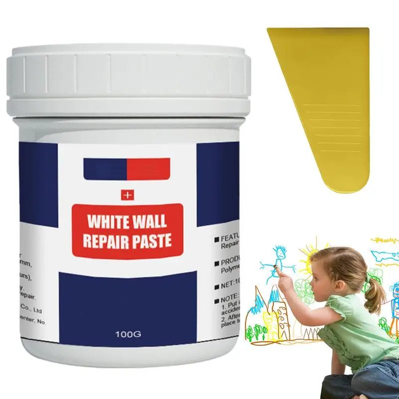 Wall Mending Agent Wall Repair Cream With Scraper Paint Valid Mouldproof Quick-Drying Patch Restore For Hole
Wall Mending Agent Wall Repair Cream With Scraper Paint Valid Mouldproof Quick-Drying Patch Restore For Hole