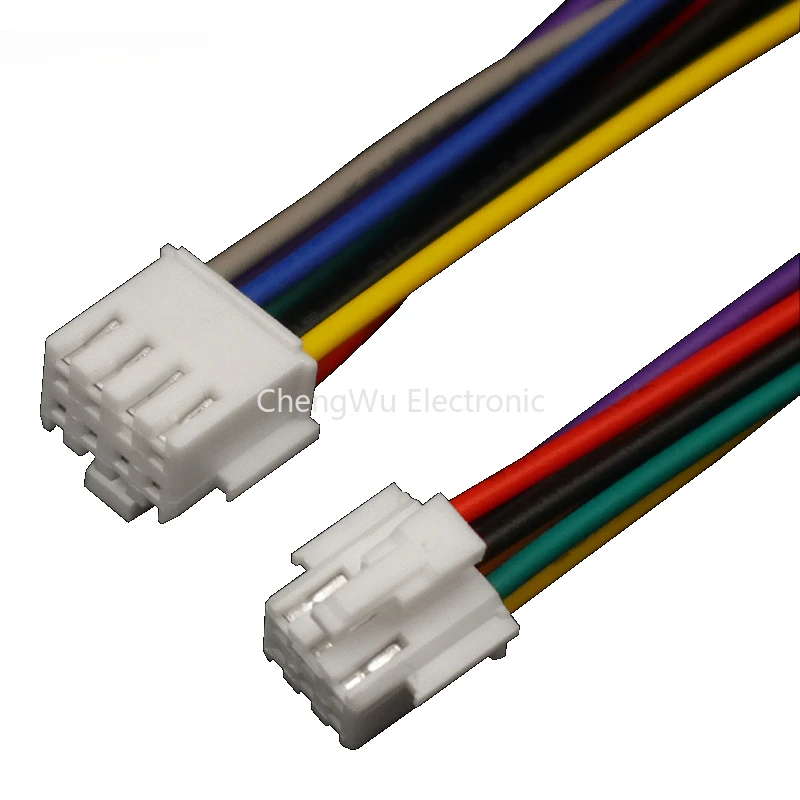 

5PCS PHB 2.0mm 20CM Terminal Wire Single End Connecting Wire 2x2P/3P/4P/5P/6P/7P/8P/9P/10P/12p Double Row Buckle Electro