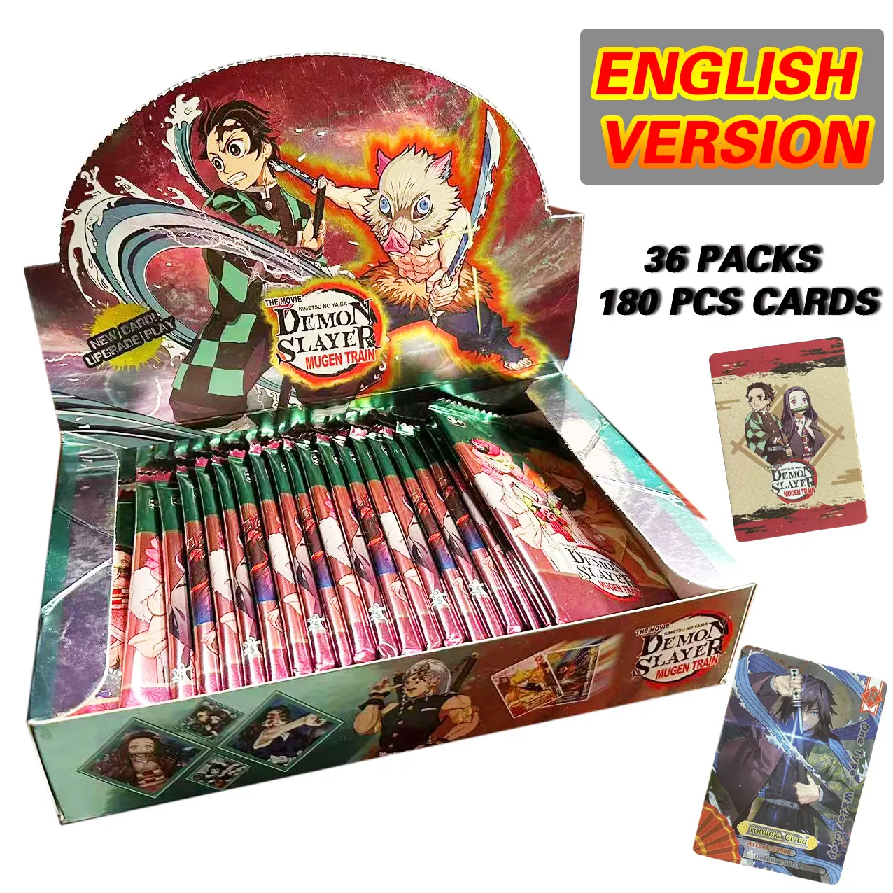 Flash Demon Slayer Cards Mugen Train SSP Card Ultra Rare Card Tanjirou Kamado Nezuko Character Collection Card
Flash Demon Slayer Cards Mugen Train SSP Card Ultra Rare Card Tanjirou Kamado Nezuko Character Collection Card