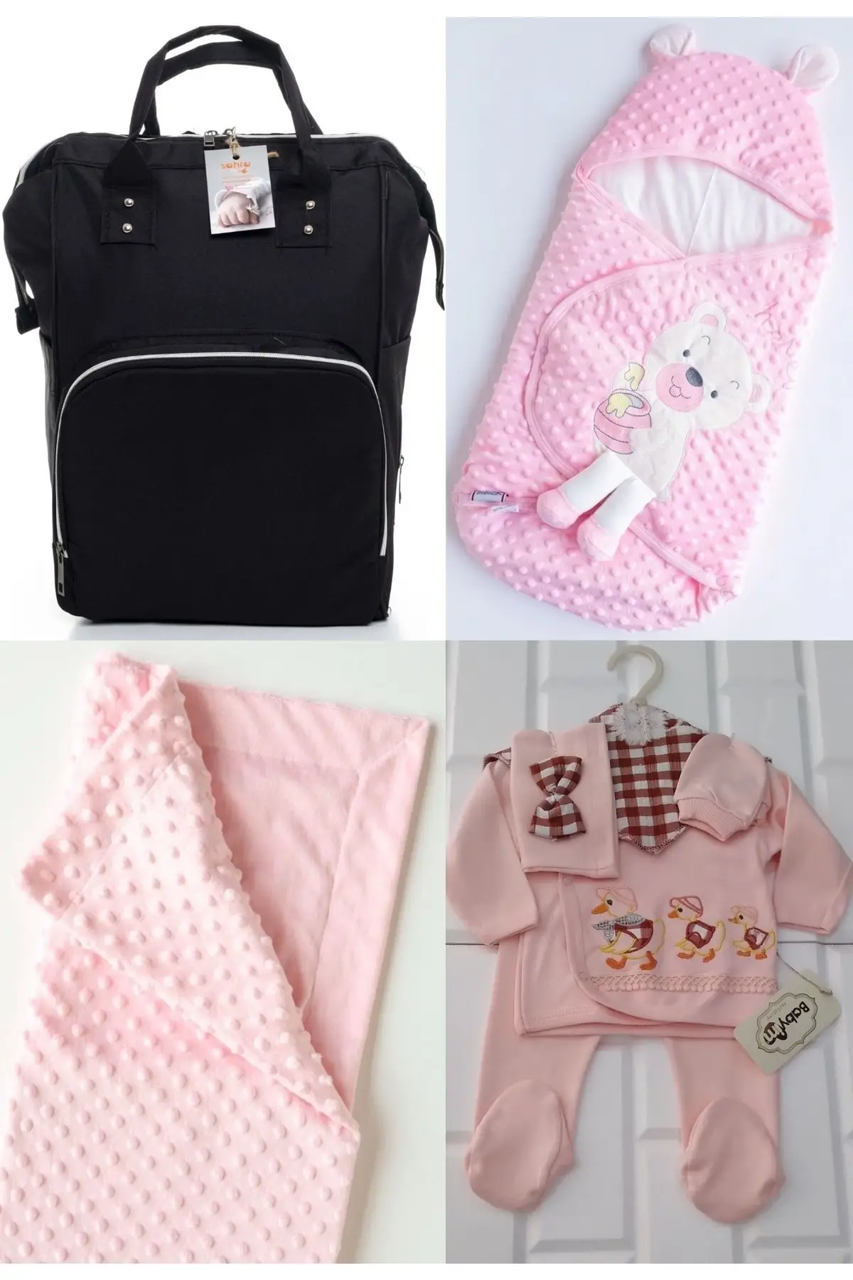 4 Piece Large Birth Set (Baby Care Backpack, 100% Cotton Swaddle, Chickpea Blanket, Hospital Exit) Cotton
4 Piece Large Birth Set (Baby Care Backpack, 100% Cotton Swaddle, Chickpea Blanket, Hospital Exit) Cotton