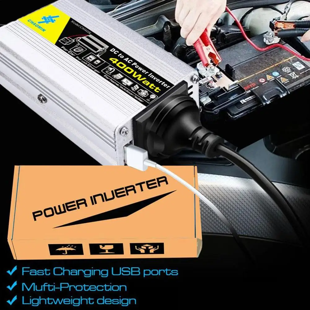 DC 12V To AC 220V Pure Sine Wave Inverter Portable Camping Bank Converter Car Digital Dual Power Inverter LCD Solar V4K7
DC 12V To AC 220V Pure Sine Wave Inverter Portable Camping Bank Converter Car Digital Dual Power Inverter LCD Solar V4K7