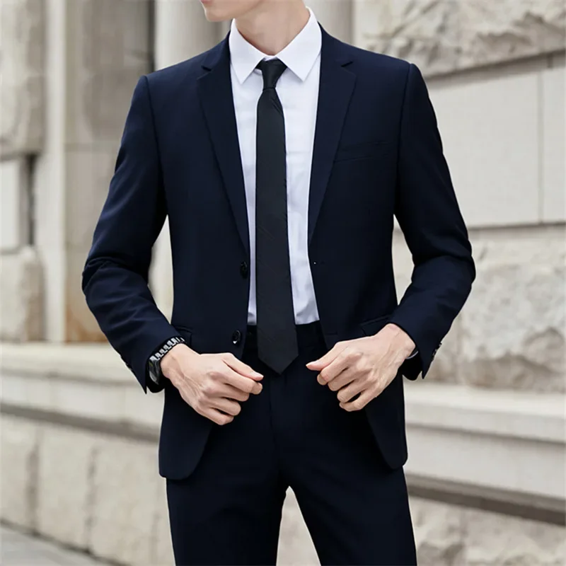P3034 suit flat lapel men's slim suit suit groom wedding dress host performance dress
P3034 suit flat lapel men's slim suit suit groom wedding dress host performance dress