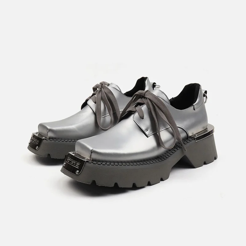 Punk Men Motorcycle Boots Style Platform Women Metal Sneakers Female Goth Shoes Couple big size 35-43 Thick Bottom Trainers
Punk Men Motorcycle Boots Style Platform Women Metal Sneakers Female Goth Shoes Couple big size 35-43 Thick Bottom Trainers