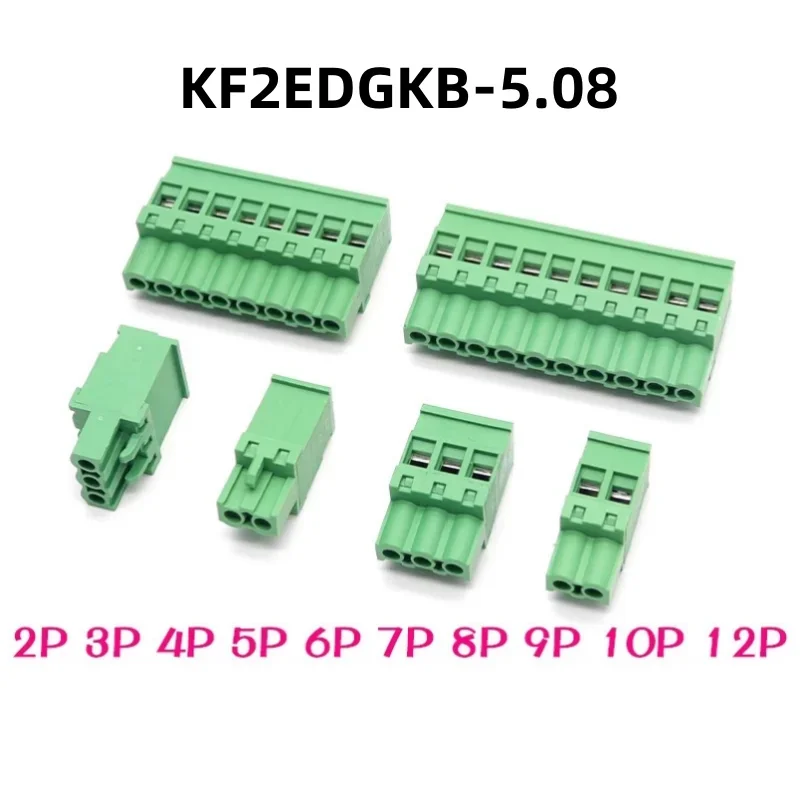 5Pcs KF2EDGKB PCB Vertical Connector Plug-in Terminal Pitch 5.08MM Connector 2/3/4/5/6/8/10P Terminal Block 300V 10A Pluggable
5Pcs KF2EDGKB PCB Vertical Connector Plug-in Terminal Pitch 5.08MM Connector 2/3/4/5/6/8/10P Terminal Block 300V 10A Pluggable