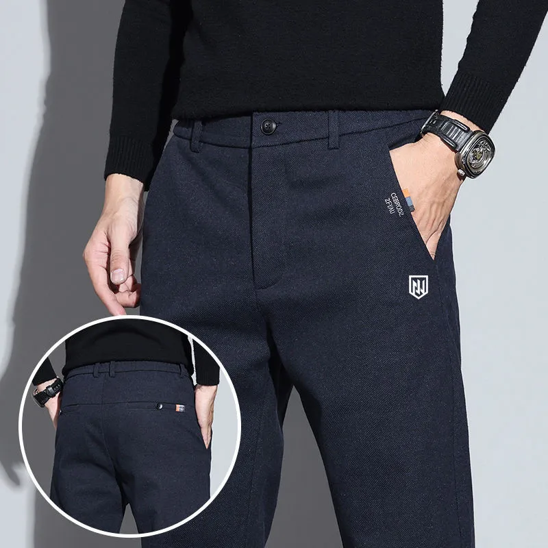 

Winter Golf Clothing Men Korean Version Slim Fitting Business Straight Leg Pants Wear Trousers Men Korean Reviews Many Golf Pant