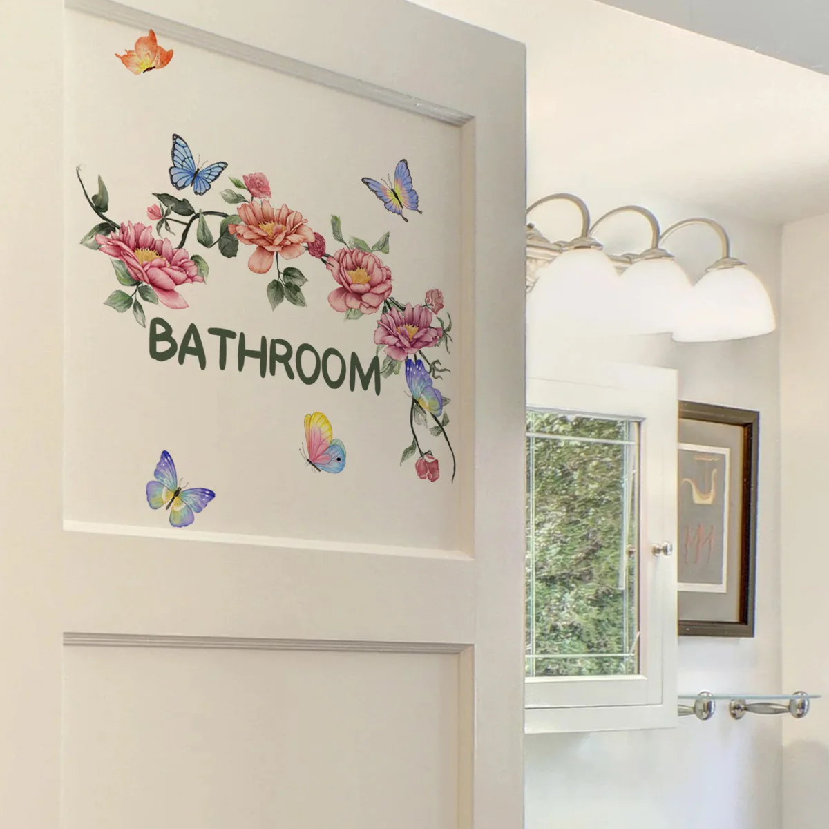 Flower English Bathroom Wall Stickers Door Stickers Bathroom Decorative Wall Stickers Self-adhesive Wall Stickers
Flower English Bathroom Wall Stickers Door Stickers Bathroom Decorative Wall Stickers Self-adhesive Wall Stickers