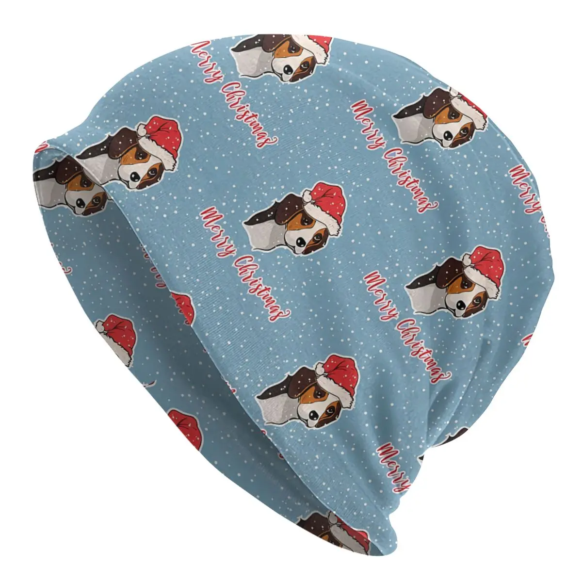 

Christmas Fashion Thin Beanie Caps Beagle Dog Skullies Beanies Ski Caps Soft Bonnet Hats