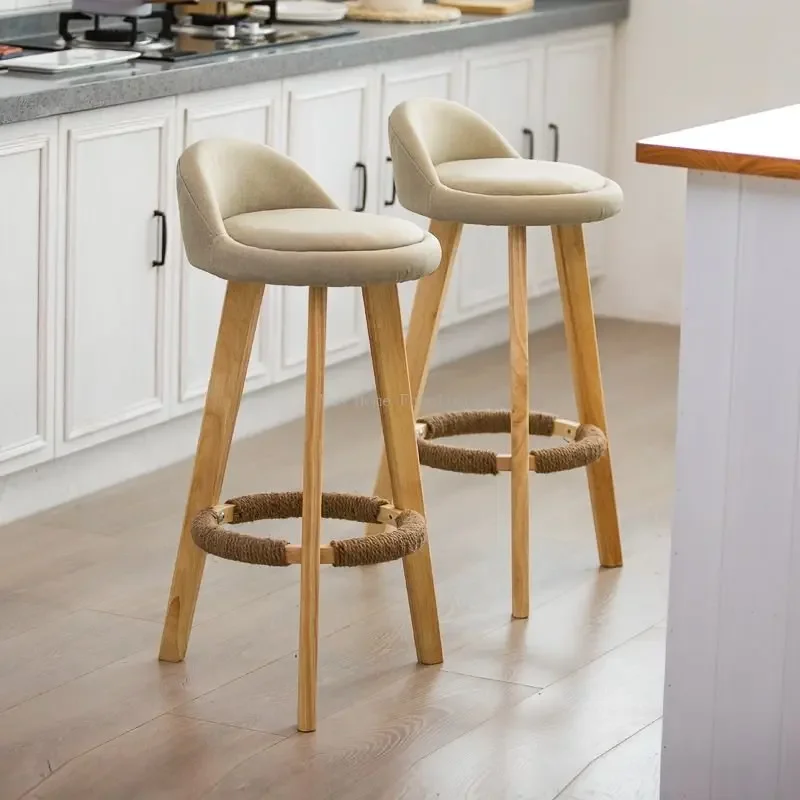 Solid Wood Bar Chair Modern Simple Bar Stool Chair Nordic Creative High Stool Retro Tea Shop Dining Chairs Home Bar Stools
Solid Wood Bar Chair Modern Simple Bar Stool Chair Nordic Creative High Stool Retro Tea Shop Dining Chairs Home Bar Stools