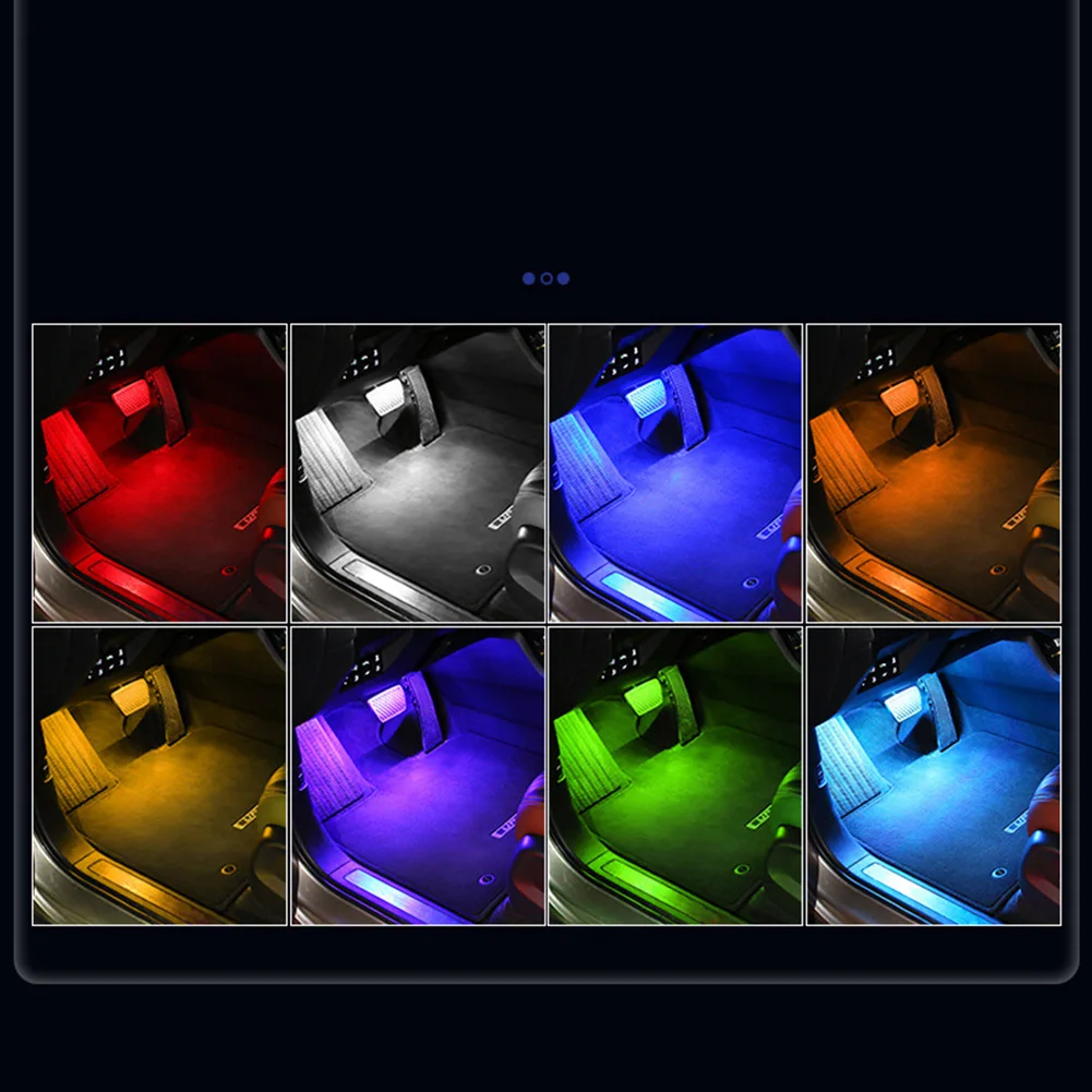 RGB лампы для интерьера автомобиля, напольное украшение, атмосферная полоса, лампа с управлением через приложение, автомобильные аксессуары
RGB лампы для интерьера автомобиля, напольное украшение, атмосферная полоса, лампа с управлением через приложение, автомобильные аксессуары