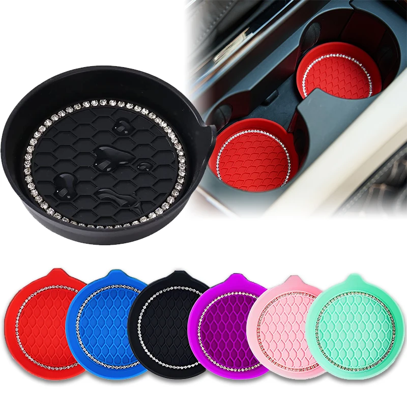 7Color Car Diamond Rhinestone Non-slip Water Cup Coaster Pad Silica Bottle Mats Bling Decor Cup Holder Auto Interior Accessories
7Color Car Diamond Rhinestone Non-slip Water Cup Coaster Pad Silica Bottle Mats Bling Decor Cup Holder Auto Interior Accessories