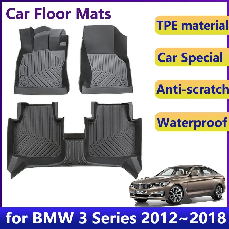 Car Floor Mats For BMW 3 Series F34 2012~2018 Waterproof Universal Leather TPE Foot Mat LHD Carpet Rug Cushion Auto Accessories
Car Floor Mats For BMW 3 Series F34 2012~2018 Waterproof Universal Leather TPE Foot Mat LHD Carpet Rug Cushion Auto Accessories