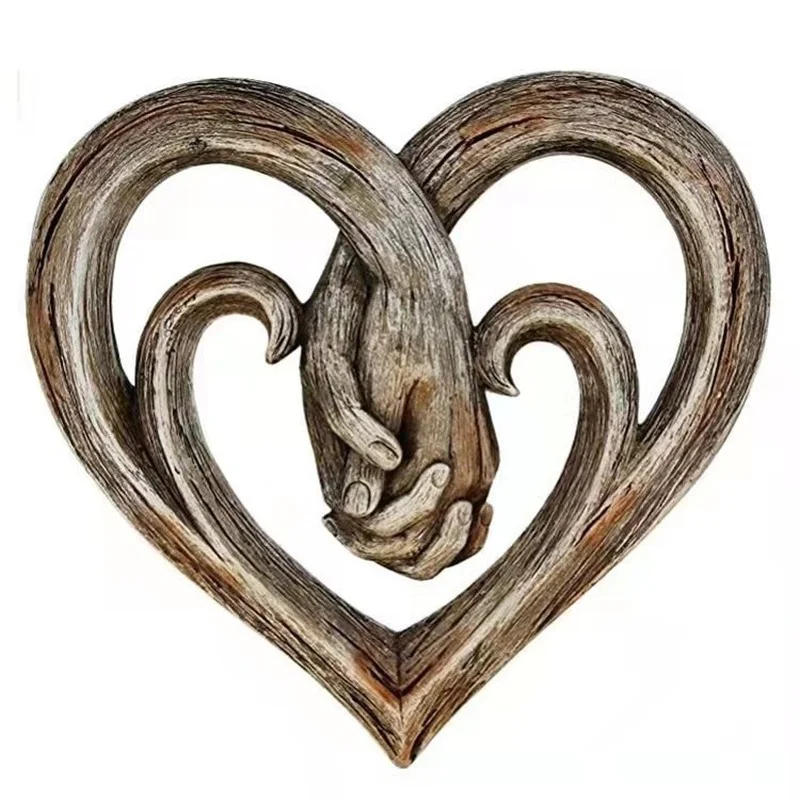 Wooden Crafts Love Handshake Pendant Hand In Hand Home Decoration Wedding Festival Wall Pendant Sculpture Living Room Decoration
Wooden Crafts Love Handshake Pendant Hand In Hand Home Decoration Wedding Festival Wall Pendant Sculpture Living Room Decoration