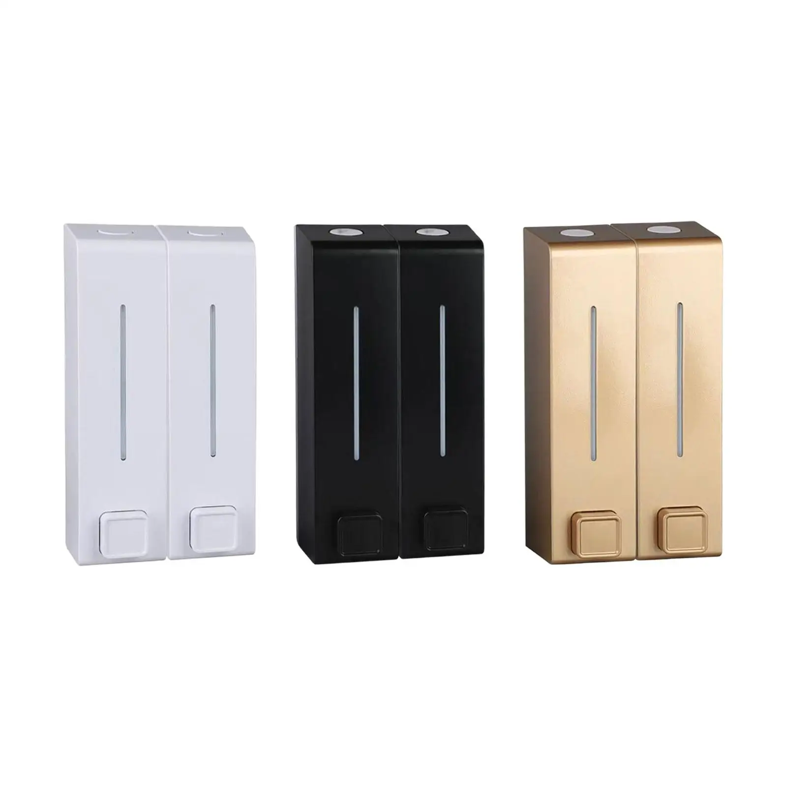 Shower Soap Dispenser 600ml 2 Chamber Lotion Shower Gel Container Dispenser Shampoo Dispenser for Home Kitchen Bathroom Hotel
Shower Soap Dispenser 600ml 2 Chamber Lotion Shower Gel Container Dispenser Shampoo Dispenser for Home Kitchen Bathroom Hotel