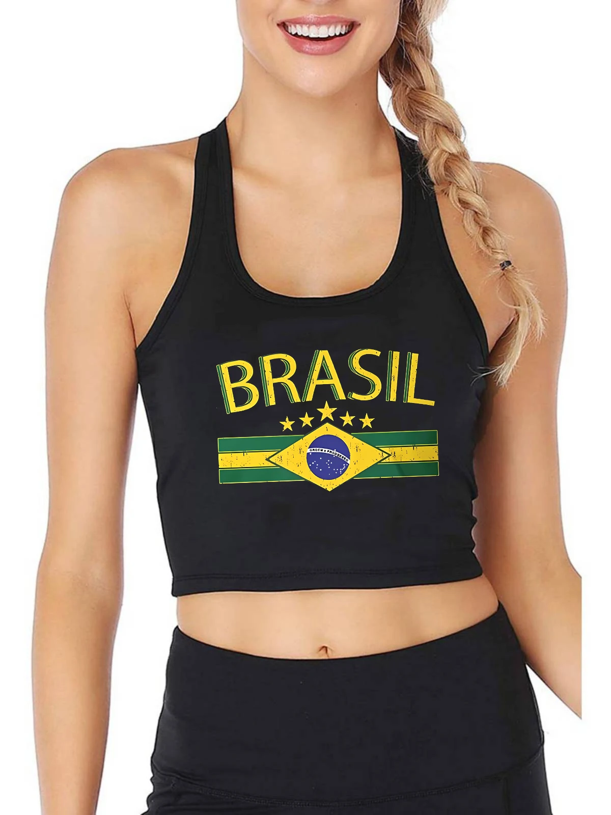 Brasil Flag and Country Emblem Graphical Design Sexy Slim Crop Top Brazil Sports Fitness Tank Tops Summer Cotton Camisole
Brasil Flag and Country Emblem Graphical Design Sexy Slim Crop Top Brazil Sports Fitness Tank Tops Summer Cotton Camisole