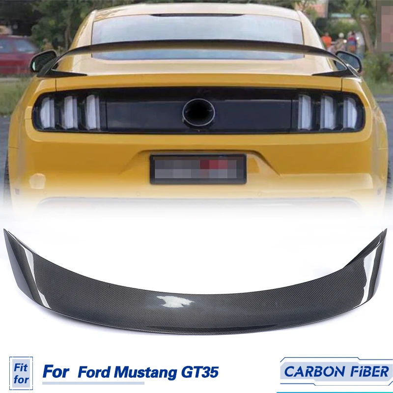 Автомобильный задний спойлер, крыло, губа из углеродного волокна для Ford Mustang GT35 GT350R 2015-2022, задний багажник, крыло багажника, стандартная деталь
Автомобильный задний спойлер, крыло, губа из углеродного волокна для Ford Mustang GT35 GT350R 2015-2022, задний багажник, крыло багажника, стандартная деталь