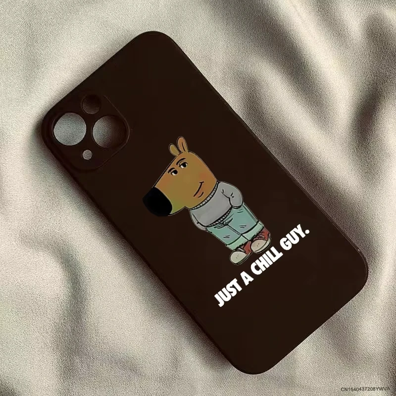 Hot MEME Chill Guy Phone Case For IPhone 16 15 14 13 12 11 Pro Max X XR XS 7 8 Plus Mini SE 2020 2022 I'm Just A Chillguy Hot MEME Chill Guy Phone Case For IPhone 16 15 14 13 12 11 Pro Max X XR XS 7 8 Plus Mini SE 2020 2022 I'm Just A Chillguy