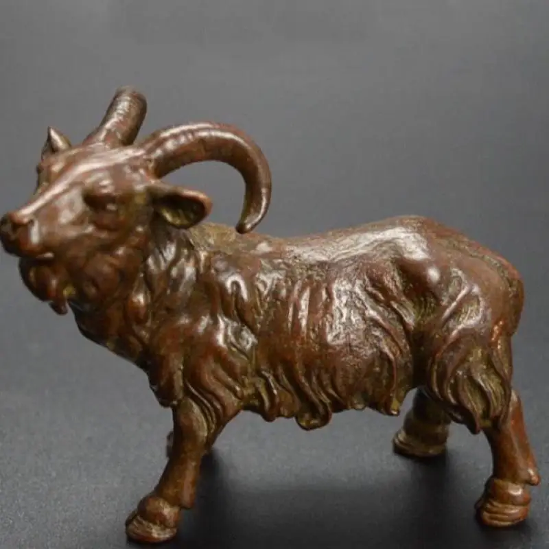 Great 260G Antique Chinese Brass Copper Hand Made *goat Tibetan Antelope Sheep * Statue
Great 260G Antique Chinese Brass Copper Hand Made *goat Tibetan Antelope Sheep * Statue
