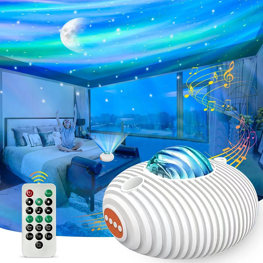 LED Galaxy Projector Night Light with Timer and Remote Control 14 Colors Built-in 5 Music Star Projecto For Bedroom Decoration
LED Galaxy Projector Night Light with Timer and Remote Control 14 Colors Built-in 5 Music Star Projecto For Bedroom Decoration