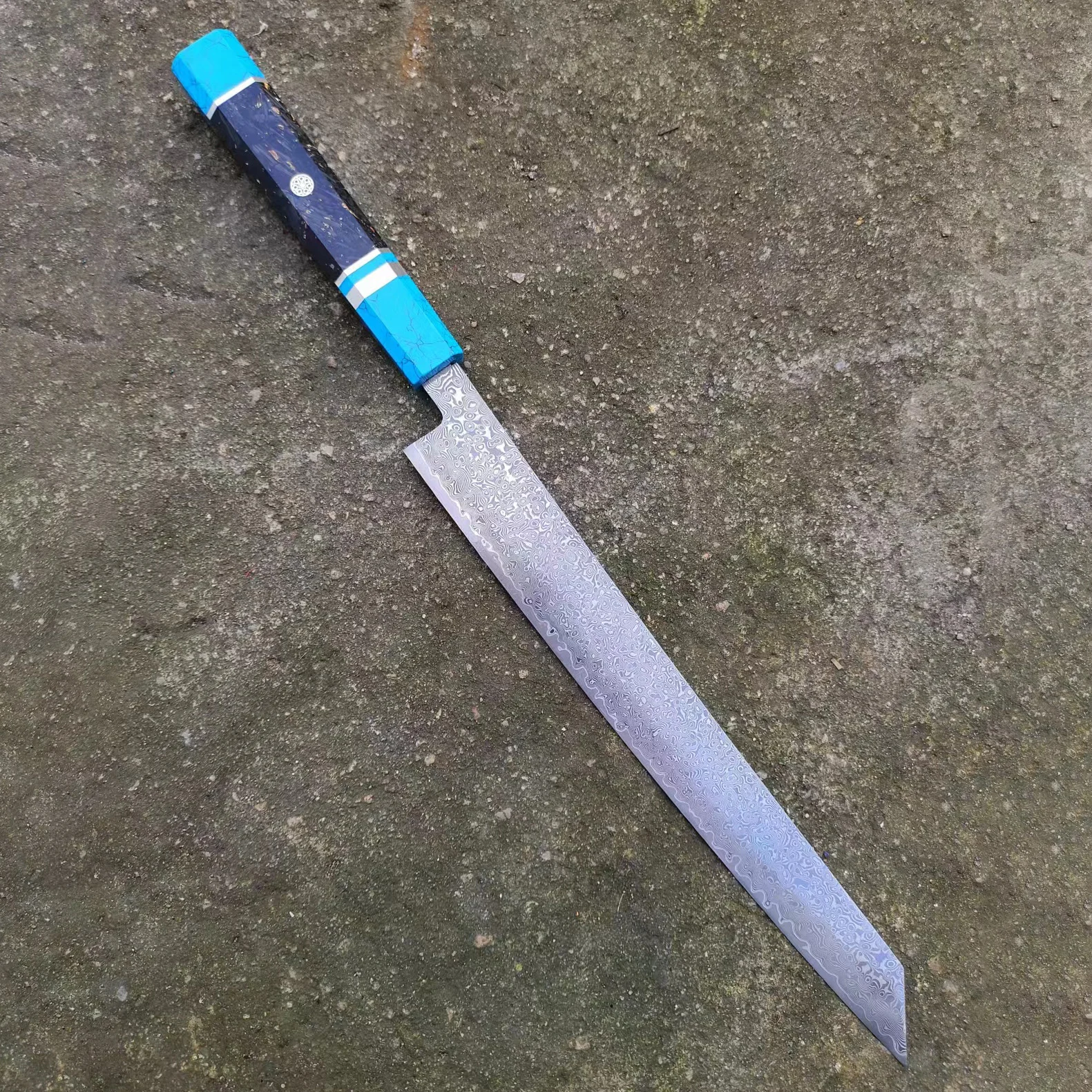 Sashimi Knife Double-edged Blade 10Cr18MoV Damascus Steel Sharp Chefs Cleaver Slicing Sushi Japanese Kitchen Knife Cooking Tools
Sashimi Knife Double-edged Blade 10Cr18MoV Damascus Steel Sharp Chefs Cleaver Slicing Sushi Japanese Kitchen Knife Cooking Tools